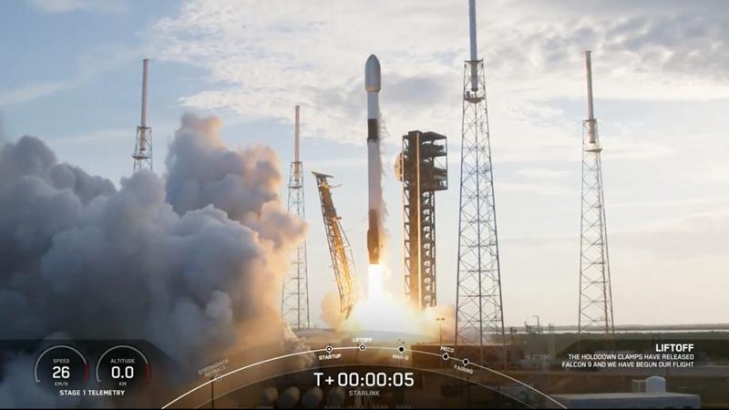 SpaceX выполнила 40-й орбитальный пуск с начала года — в космос отправились 23 спутника Starlink
