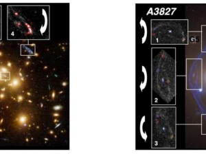 Новая теория объясняет гравитационное линзирование в скоплении галактик Abell 3827