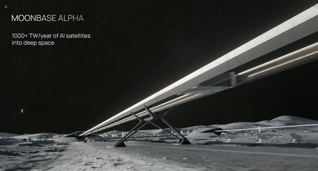 «Мы действительно создадим масс-драйверы (электромагнитные ускорители) на Луне». Илон Маск об устройствах для запуска спутников на Луне