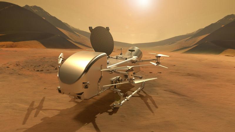 NASA испытало прототип старшего брата Ingenuity — винтокрылый аппарат Dragonfly для полётов на Титане