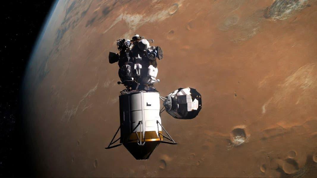 Российские ученые предложили концепт космического корабля для марсианской миссии, для которого не нужен ядерный двигатель
